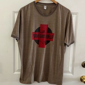 Vintage The Goo Goo Dolls 2007 Let In Love Unisex Concert Ring Tee Shirt Sz XL